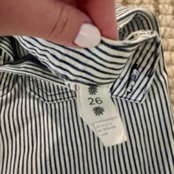 ShowMeYourMumu High Waisted Striped Bell Bottoms - Picture 2 of 4